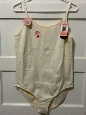 Shapermint Cream 4X Seamless One-Piece Bodysuit
